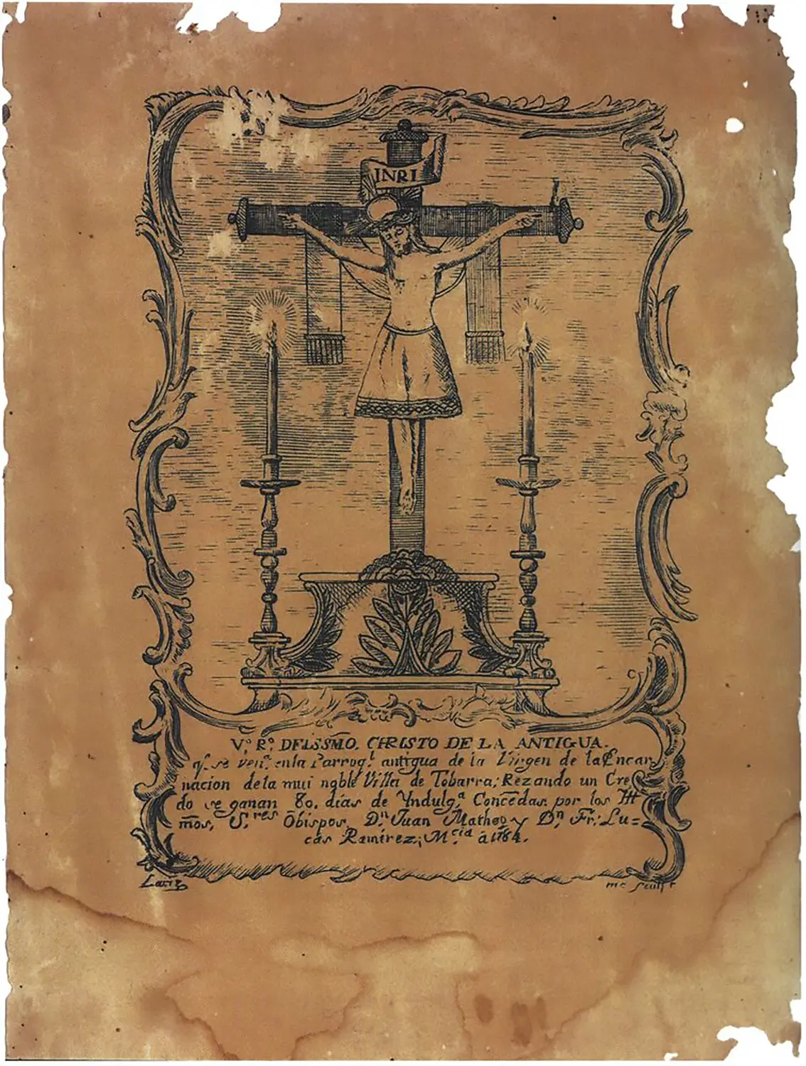 La sima y la leyenda del Cristo de la Antigua